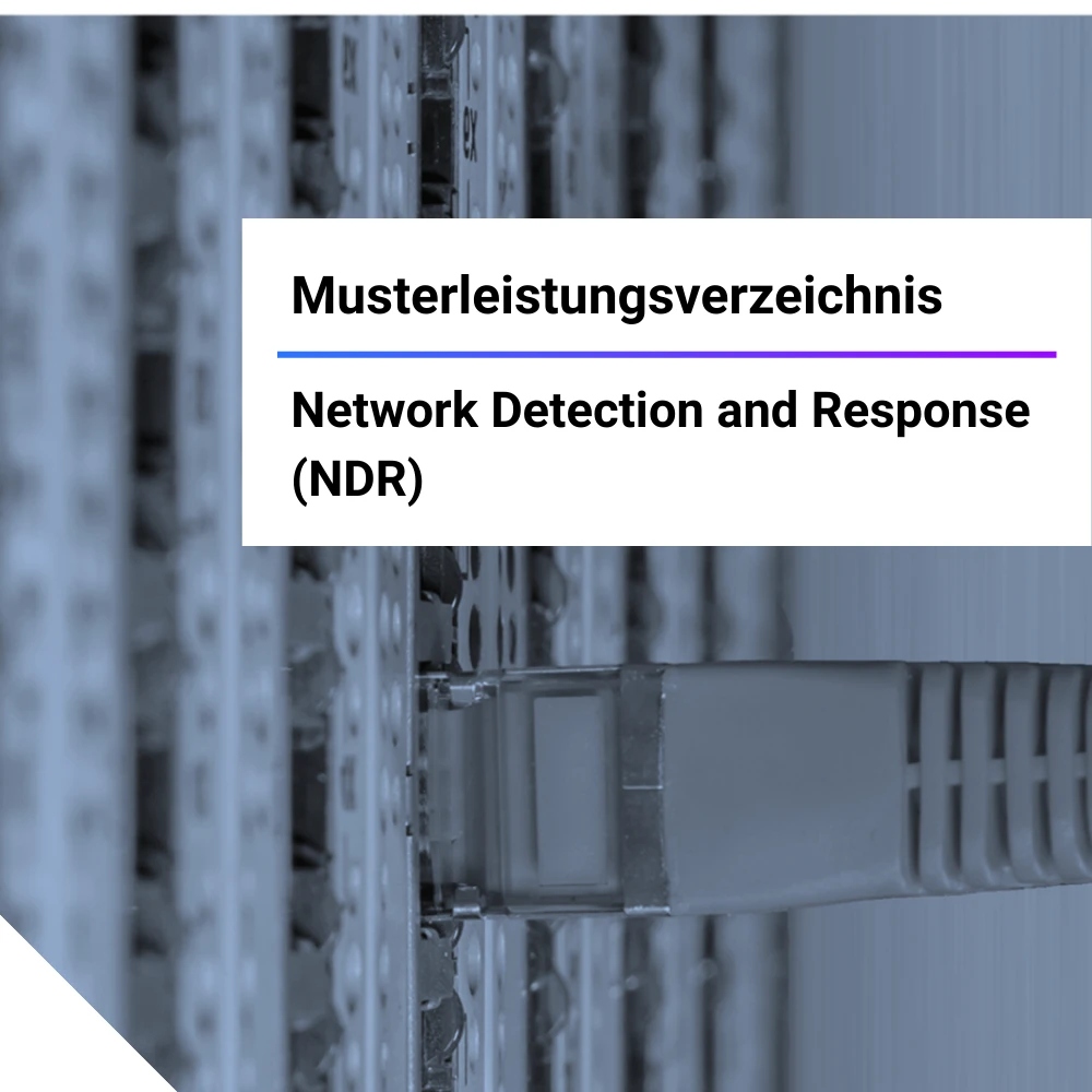 IT Muster Leistungsverzeichnis Network Detection and Response (NDR)