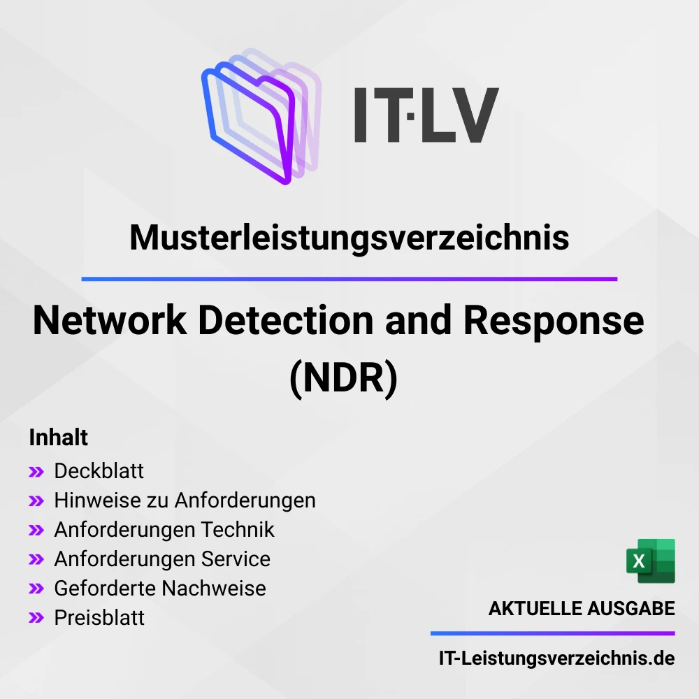 IT Muster Leistungsverzeichnis Network Detection and Response (NDR)