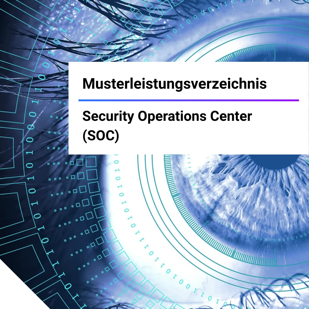 IT Muster Leistungsverzeichnis Security Operations Center (SOC)