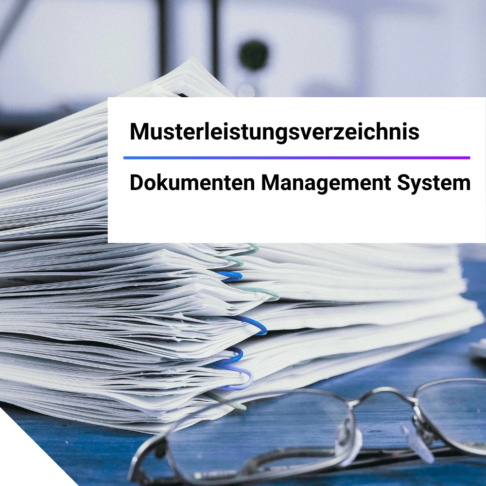 IT Muster Leistungsverzeichnis Dokumenten Management System