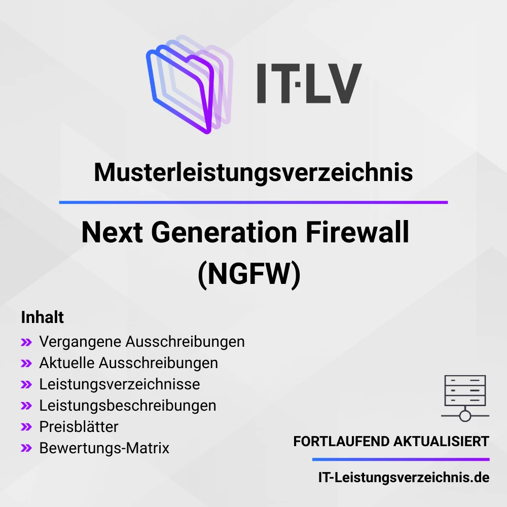 IT Muster Leistungsverzeichnis Next Generation Firewall (NGFW)
